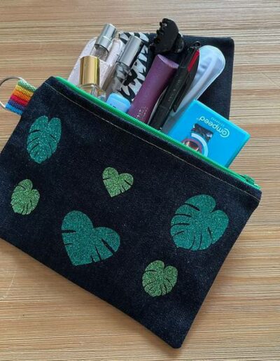 trousse jean monstera