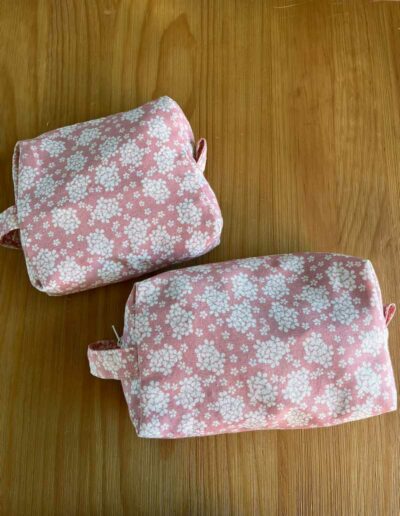 trousse de toilette tissu